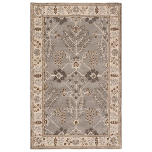 Poeme Hand-Tufted Gray/Ivory Area Rug