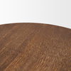 Waverly Round Light Brown Wood Scalloped Edged Trays thumbnail 5