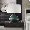 Killarney Distressed Green Table Lamp thumbnail 1