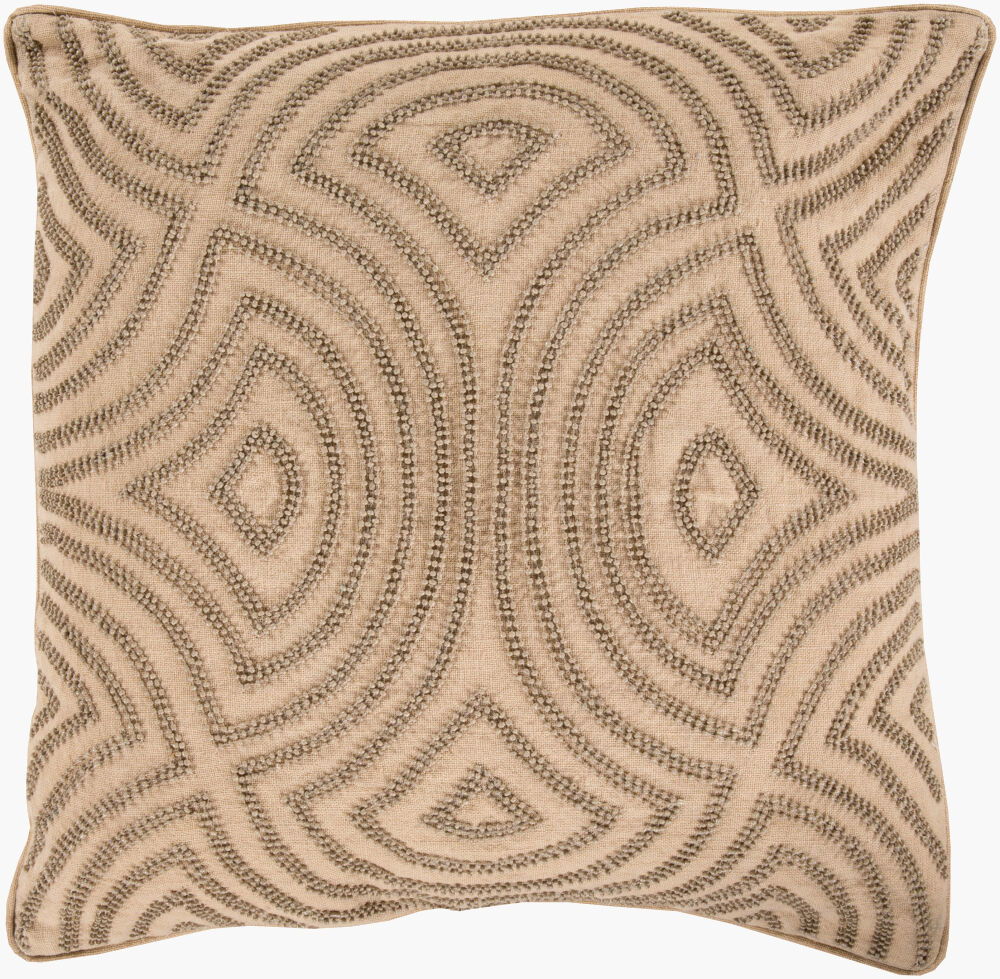 Skinny Dip Accent Pillow Down, Decorative Pillow by Surya, 18" length x 18" width
