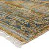 Jaipur Living Fontane JIN06 Handknotted Stripes Tan and Blue Area Rug (6'x9') thumbnail 1