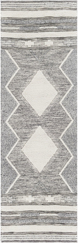 Azalea Handmade Rug, by Surya, 8' length x 2'6" width