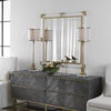 Balkan Golden Square Mirror, by Uttermost, 39.75" width x 39.75" height x 1" depth thumbnail 5