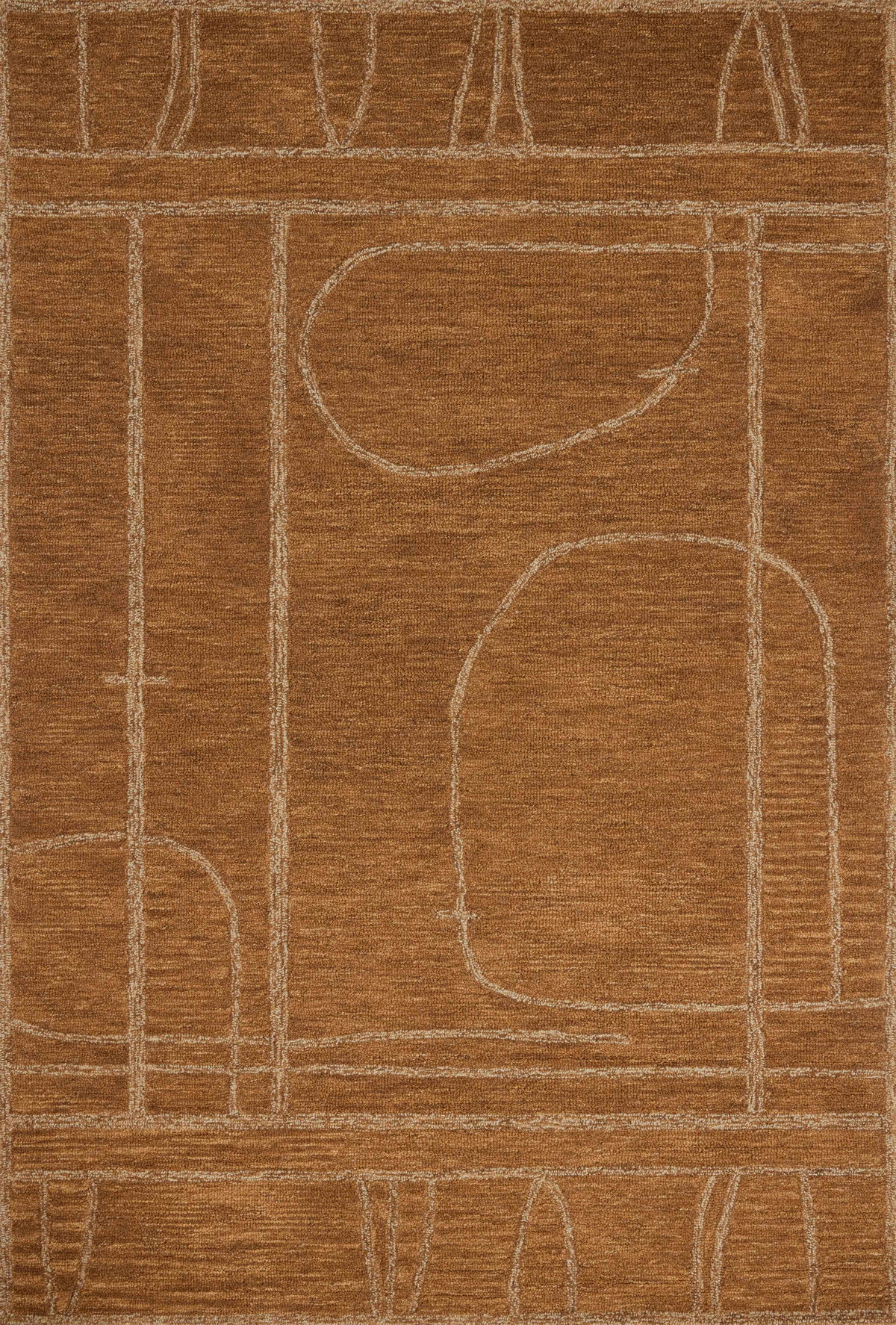 Jeremiah Brent x Loloi Barrow Rug, 1'6" length x 1'6" width View 1