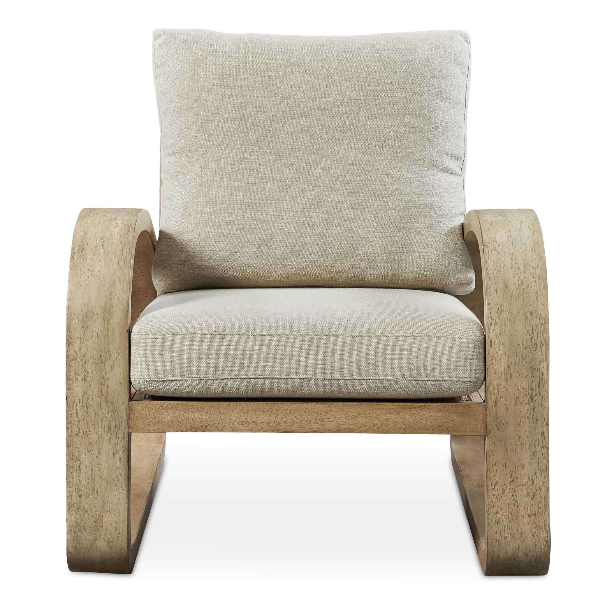 Barbora Wooden Accent Chair large image 