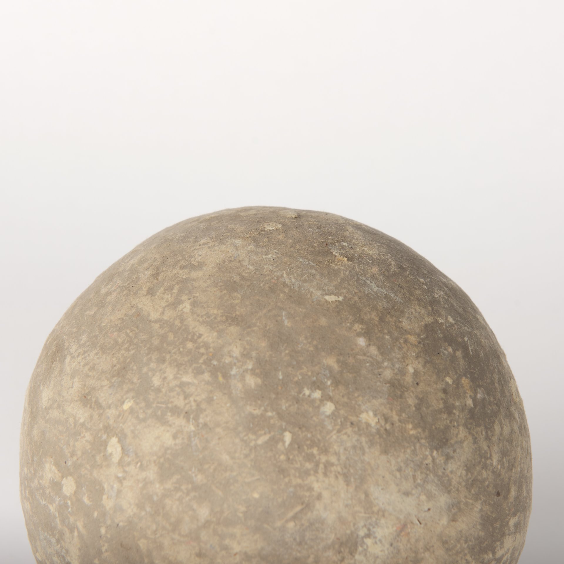 Sunita Set of 3 Gray Paper Mache Orbs large image 