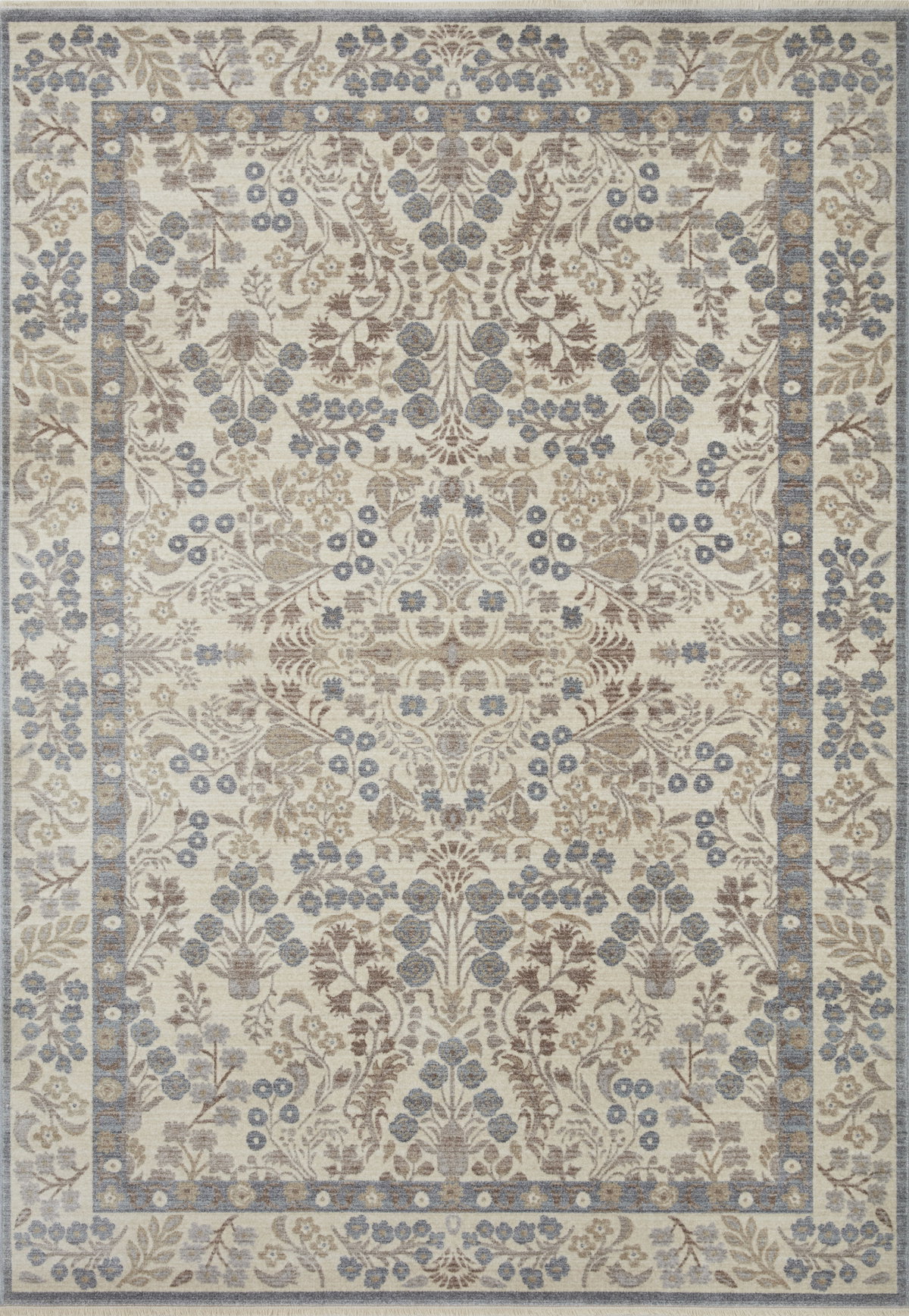 Rifle Paper Co. x Loloi Holland Rug, 1'6" length x 1'6" width View 1