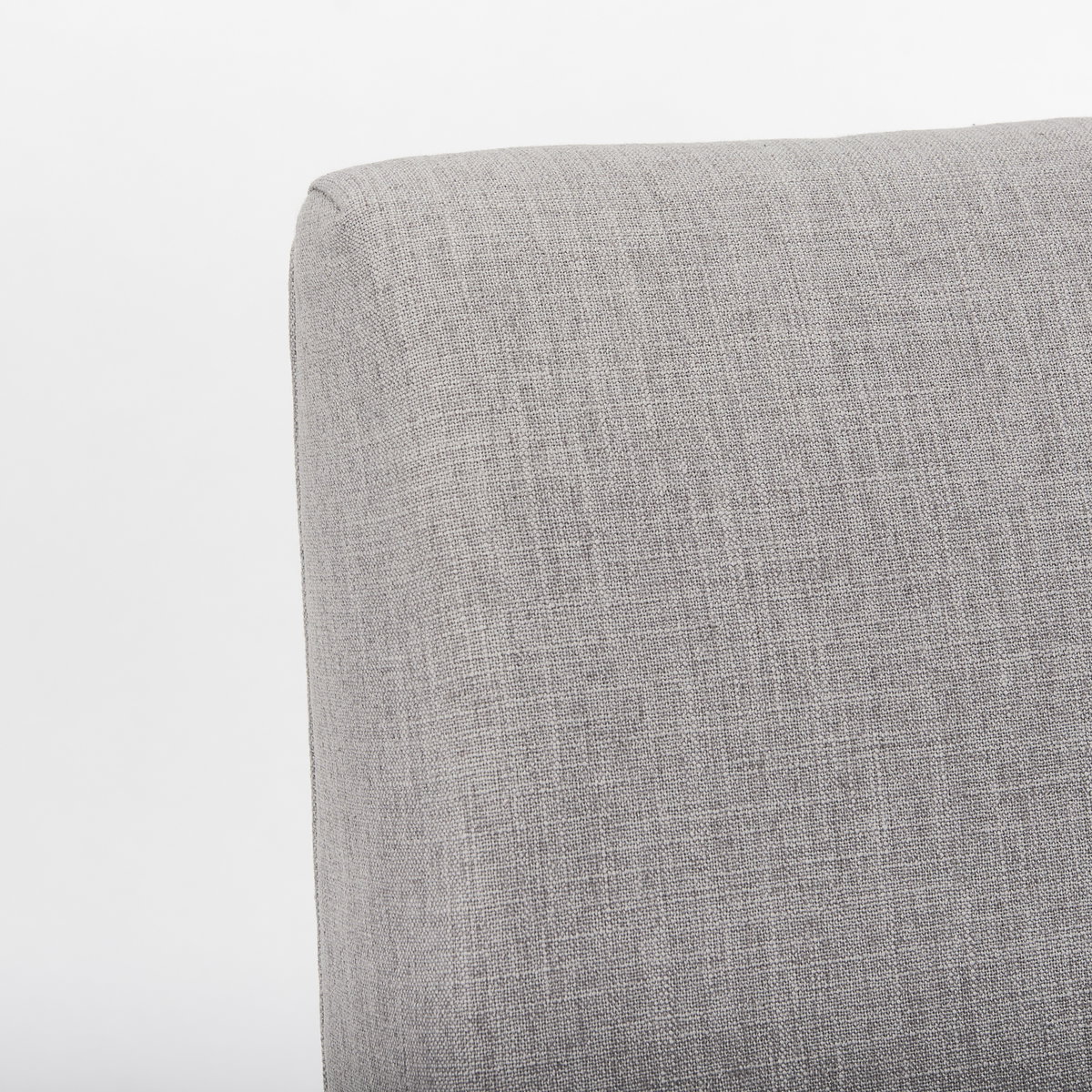 Palisades Curved Back Dining Side Chair | Grey Fabric with Brown Wood, Dining Chair by Mercana, 23.75" length x 28" width x 36" height View 11