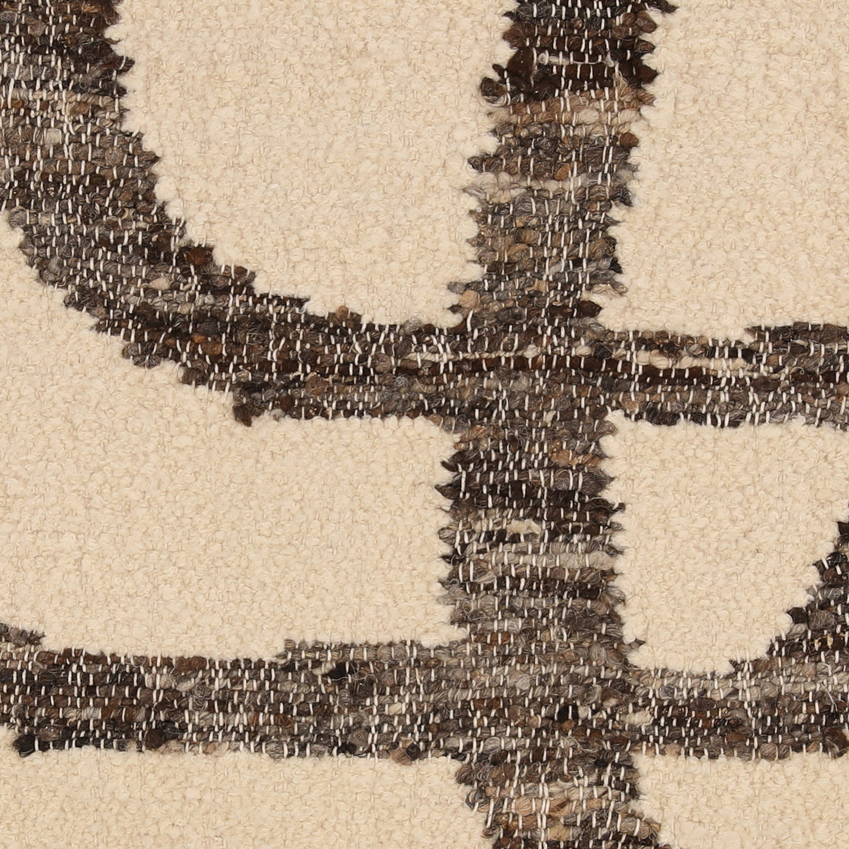 Garin Pillow Charcoal, Decorative Pillow by Dovetail, 20" width x 20" height x 7" depth View 3