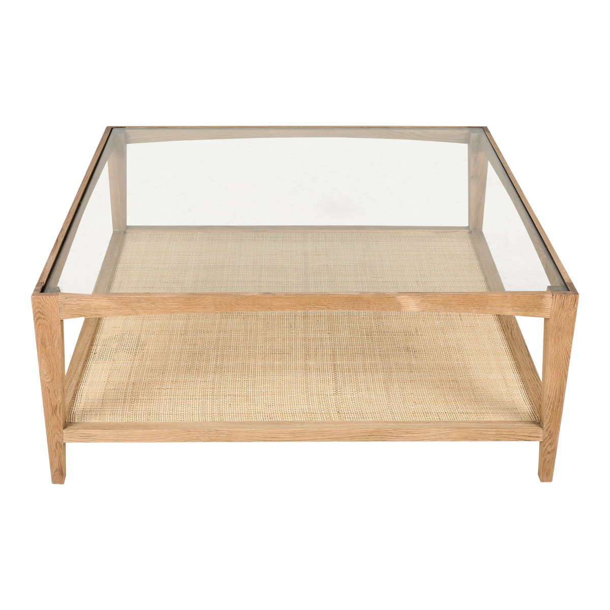 Harrington Coffee Table Natural, by Moe's Home, 39.5" width x 16.5" height x 39.5" depth View 1