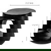 Rothko Outdoor Stool Black thumbnail 5