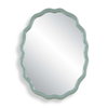 Isly Robin's Egg Blue Oval Mirror, by Uttermost, 24" width x 31.75" height x 1.25" depth thumbnail 1