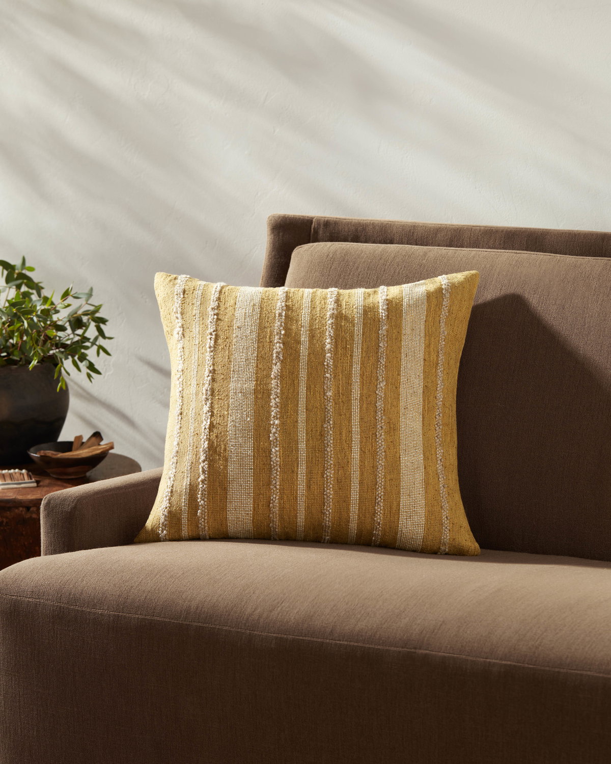 Amber Lewis x Loloi Elowen Pillow, Decorative Pillow, 18" length x 18" width View 2