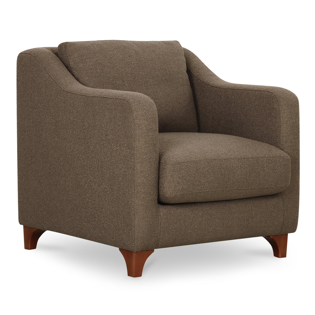 Hewitt Accent Chair Warm Grey, by Moe's Home, 32" width x 31.5" height x 32" depth View 2