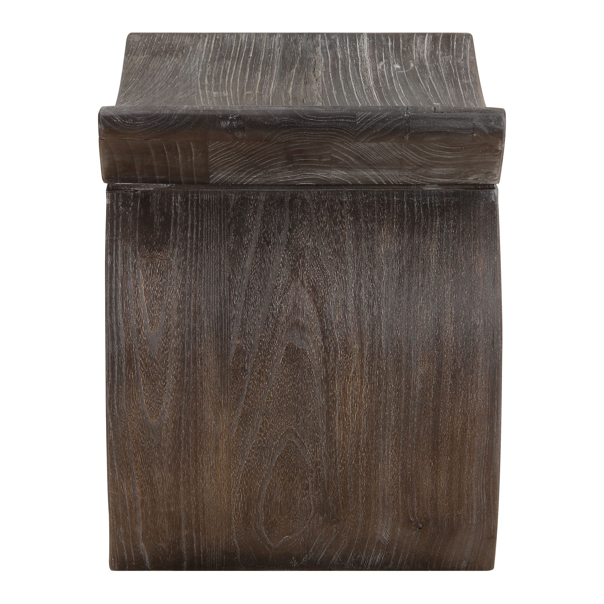 Connor Walnut Accent Stool large image 