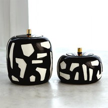 Online Designer Kitchen Abstract JarWhiteBlackLg