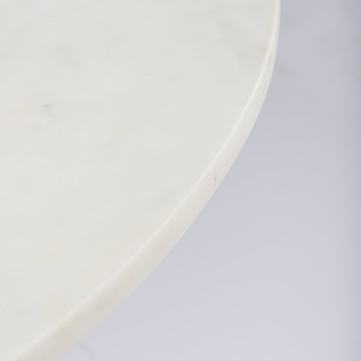 Maxwell  Marble Top Pedestal Base Round Coffee Table, by Mercana, 34" length x 34" width x 16" height View 5