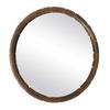 Auger Amber Glass Round Mirror 4 Auger Amber Glass Round Mirror thumbnail 4