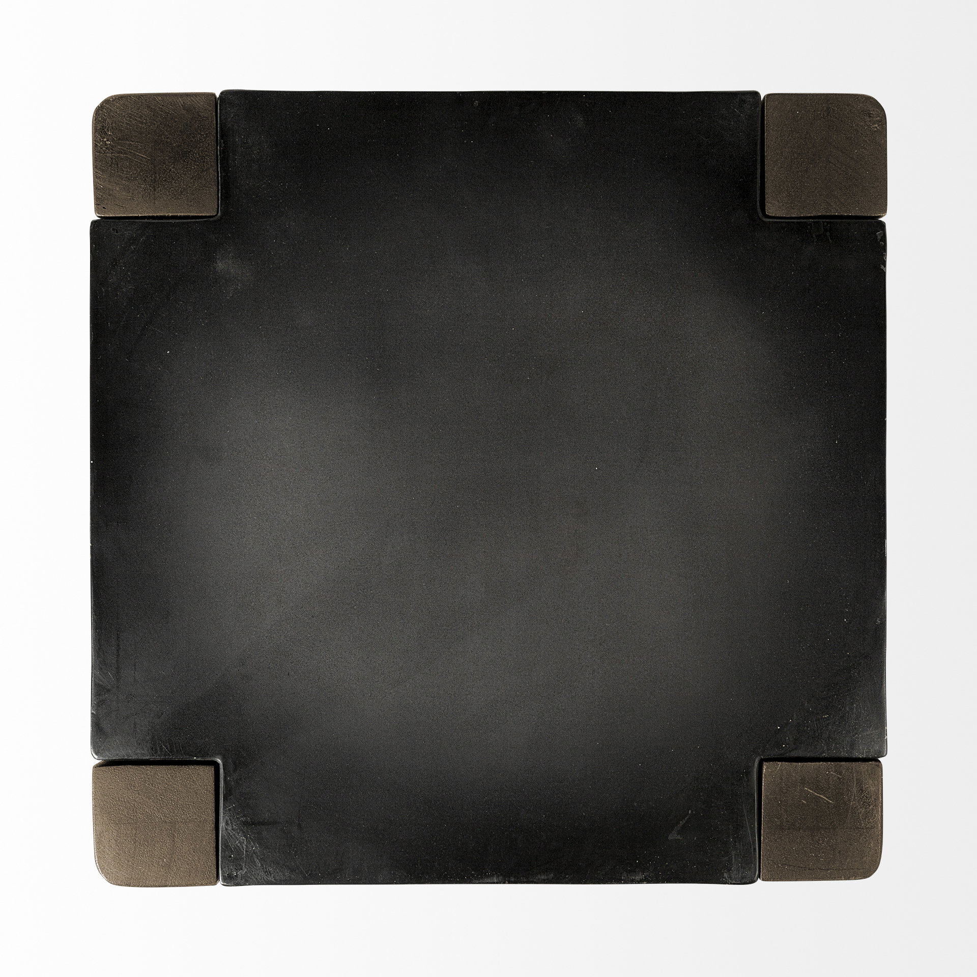 Nell 26' Seat Height Black Metal Seat & Foot Rest With Brown Wood Legs Stool, Counter & Bar Stool by Mercana, 15" length x 15" width x 26" height View 8