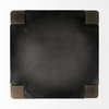 Nell Backless 26in Seat Counter Stool | Black Metal with Wood, Counter & Bar Stool by Mercana, 15" length x 15" width x 26" height thumbnail 8