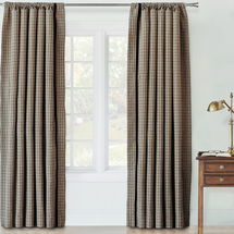 Online Designer Living Room Powell Plaid Room Darkening Rod Pocket Single Curtain Panel