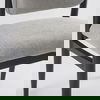 Cline   Gray Fabric with Black Wood Dining Chair thumbnail 14