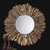 Hemani Antique Gold Mirror, by Uttermost, 42.75" width x 42.75" height x 2.75" depth thumbnail 2