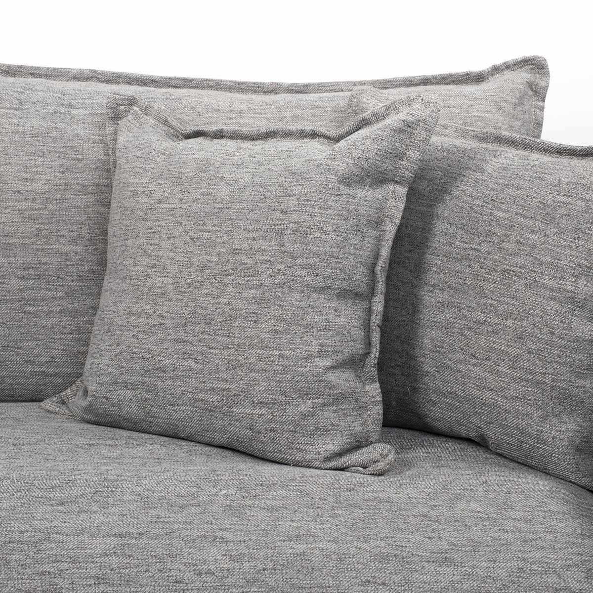 Roy I 84' Castlerock Gray Upholstered Three Seater Sofa, Sofas & Sectional by Mercana, 83.86" length x 40.94" width x 32.87" height View 8