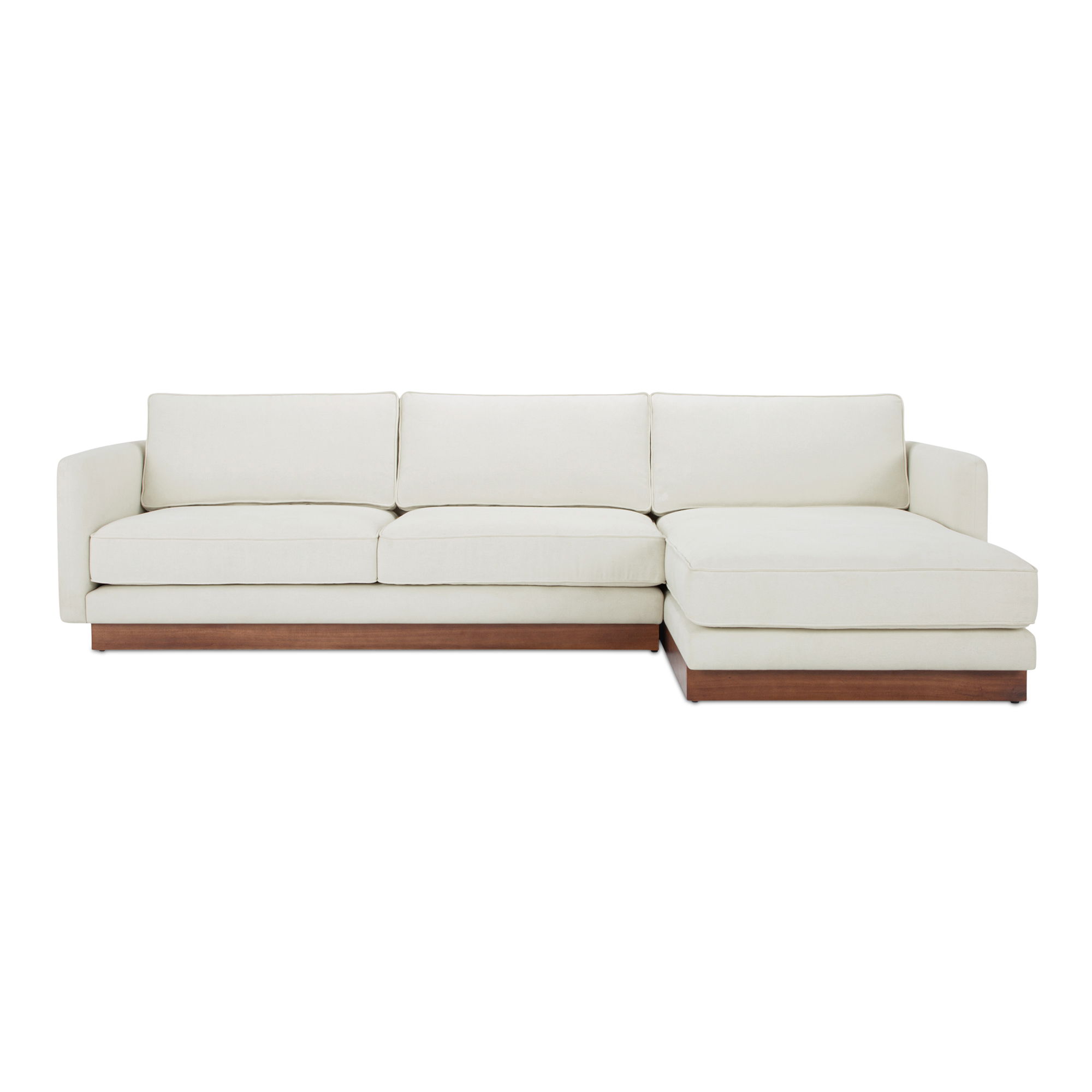 Vernon Right Sectional White large image 