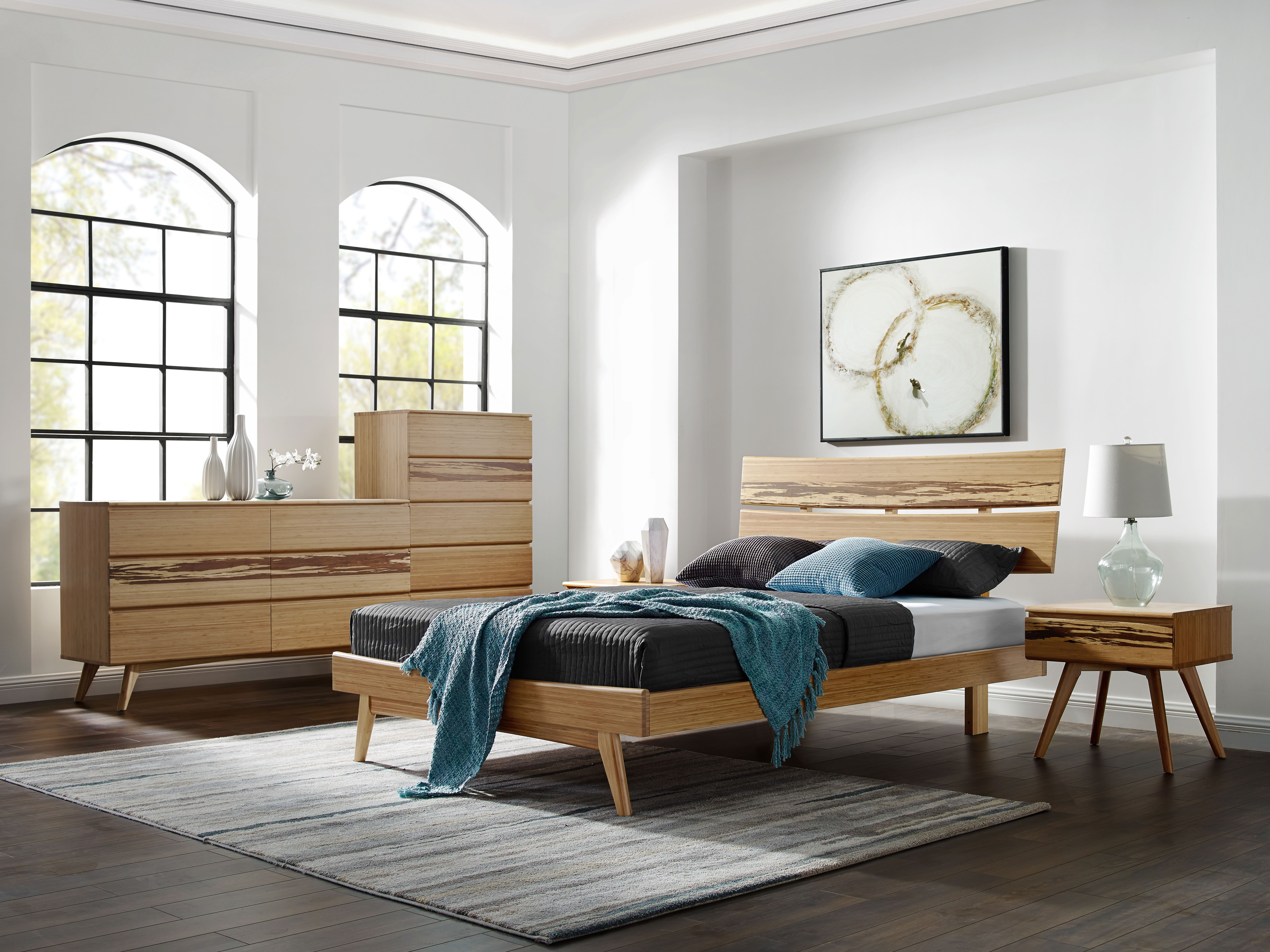 Azara Nightstand, Caramelized large image 
