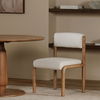 April Dining Chair White-set Of Two, by Moe's Home, 21.6" width x 32" height x 23" depth thumbnail 7