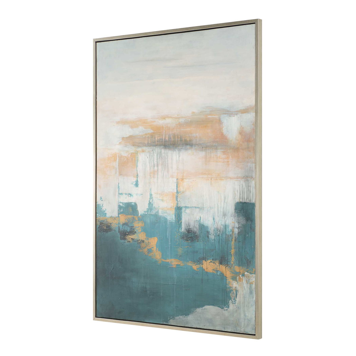 Eastside Abstract Coastal Art, by Uttermost, 41.7" width x 61.7" height x 1.5" depth View 4
