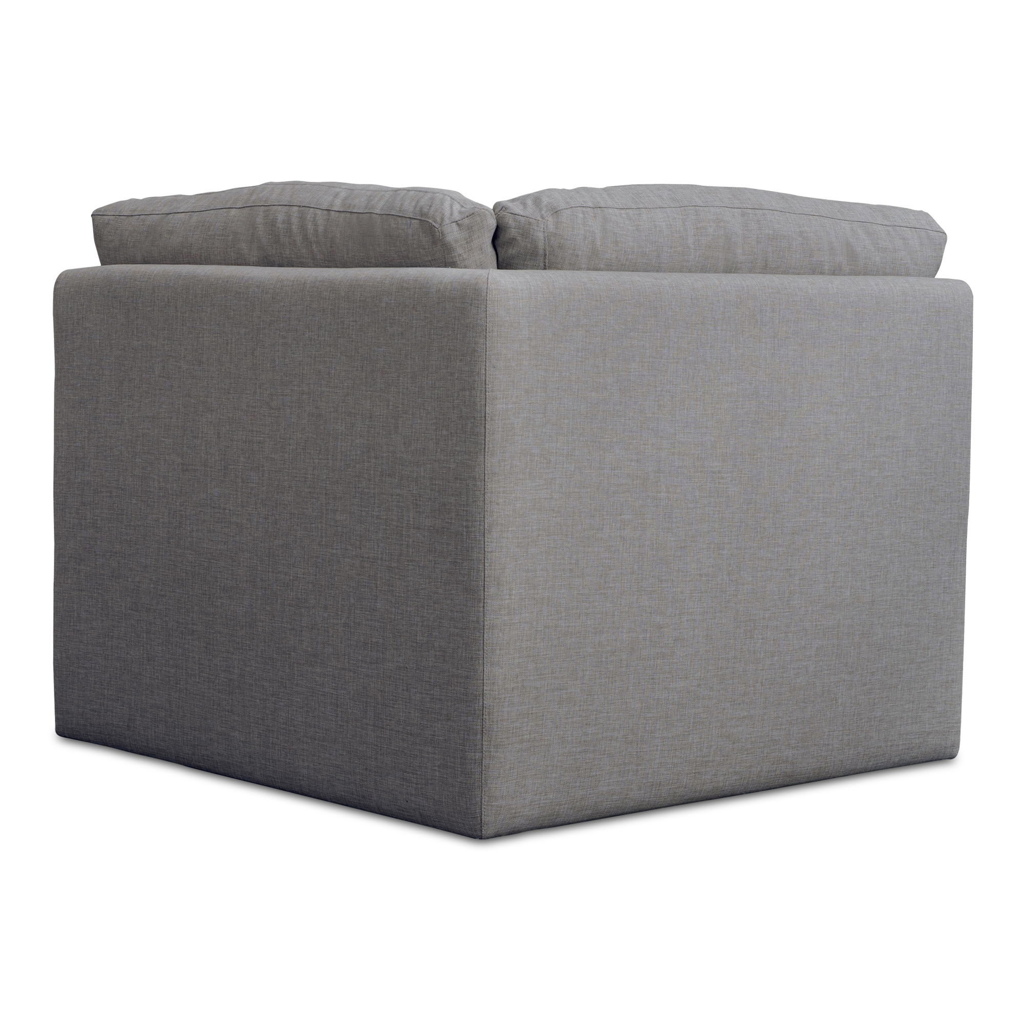 Miles Outdoor Corner Speckled Light Grey large image 