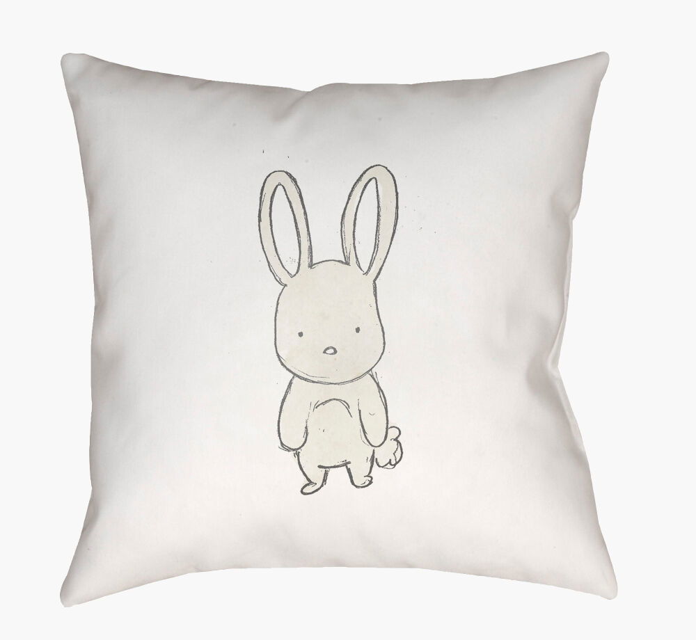 Nursery Accent Pillow, Decorative Pillow by Surya, 18" length x 18" width