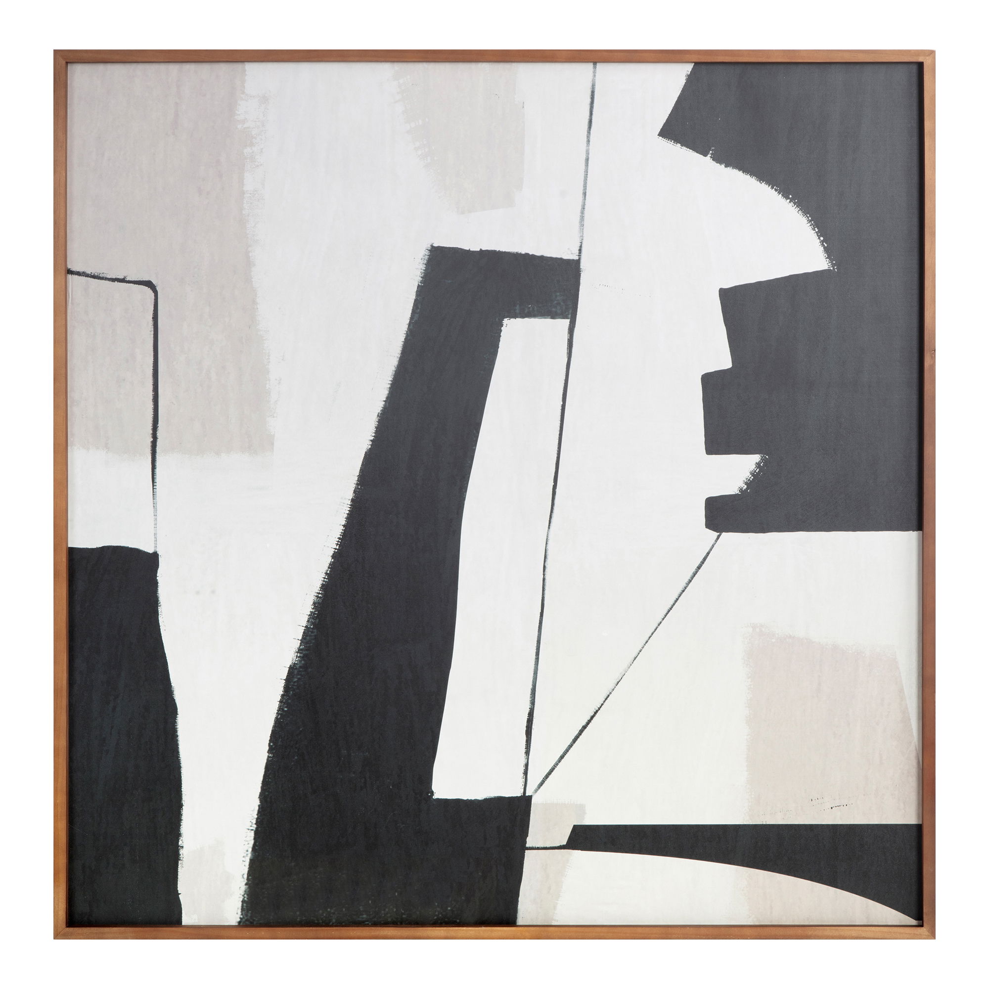 Nostalgia Framed Painting Warm Palette, by Moe's Home, 40" width x 40" height x 1.5" depth View 1