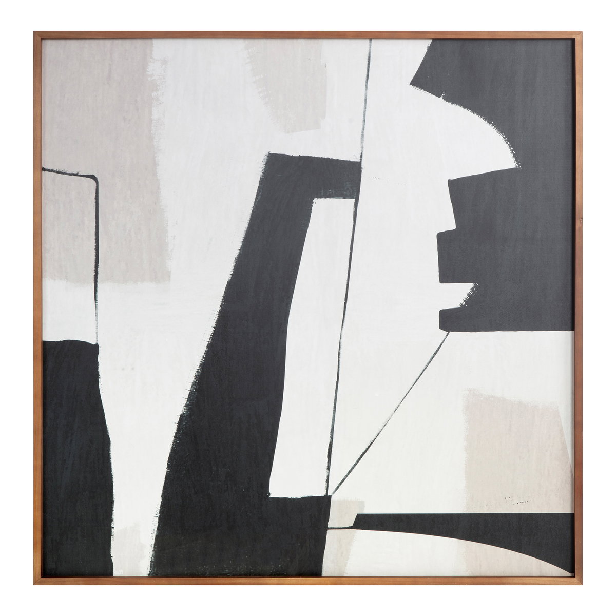 Nostalgia Framed Painting Warm Palette, by Moe's Home, 40" width x 40" height x 1.5" depth View 1