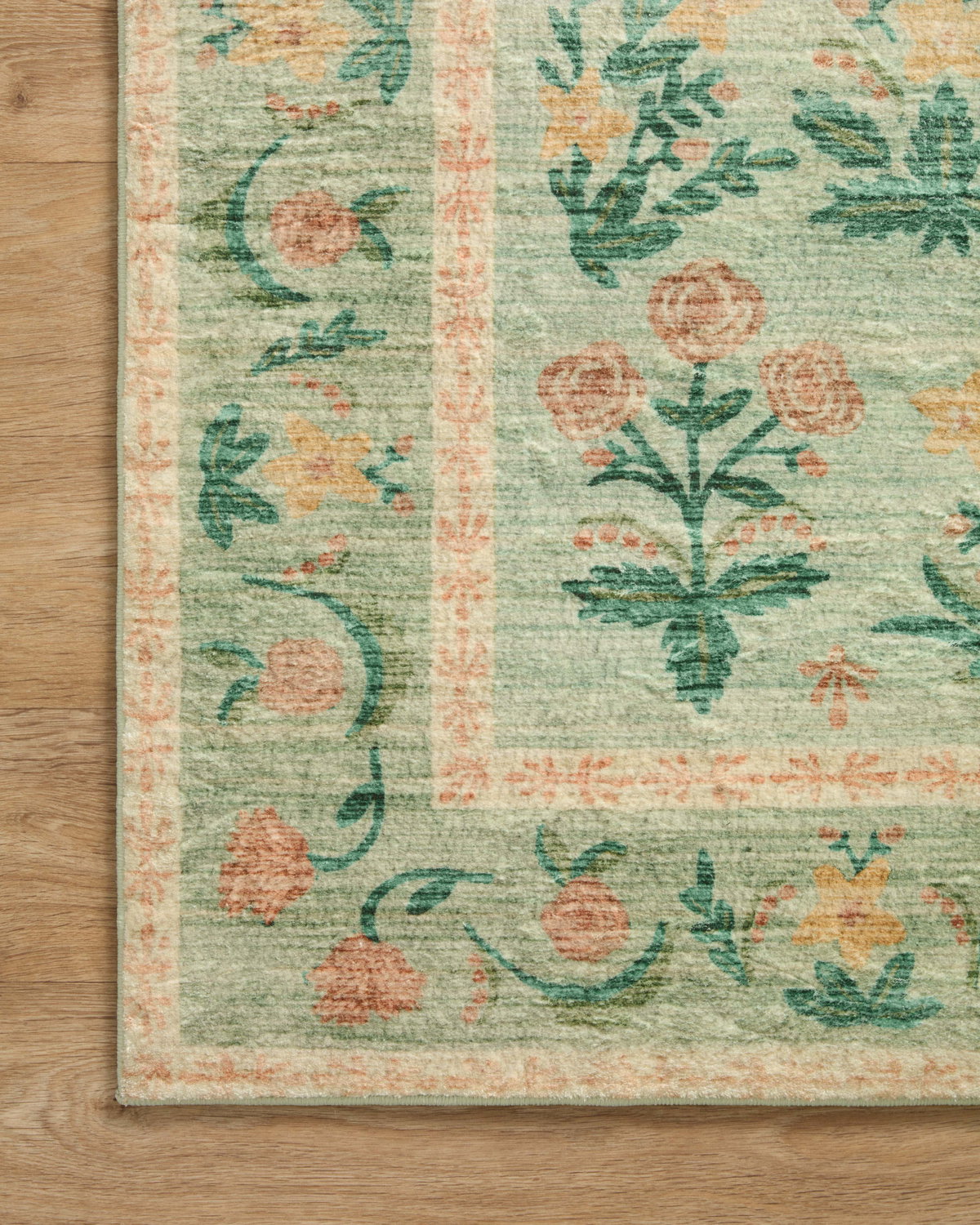 Rifle Paper Co. x Loloi Eden Rug, 2'6" length x 9'6" width View 5
