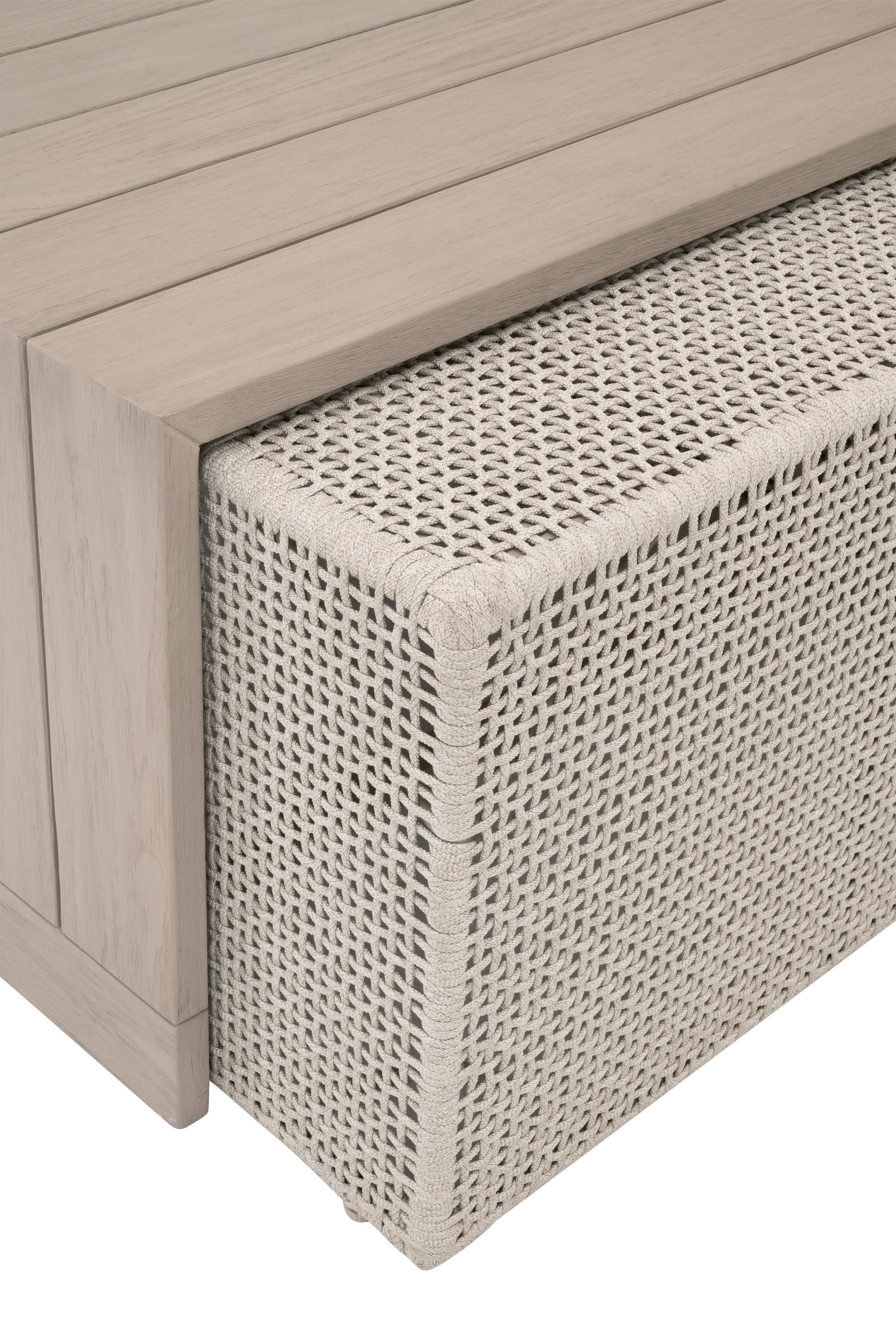 Rhode Outdoor Coffee Table, by Essentials for Living, 50" width x 18.5" height x 31" depth View 11