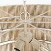 Marimba 40 L x 40 W x 24 H Natural Cane 6 Tier Chandelier, by Mercana, 40" length x 40" width x 24" height thumbnail 7