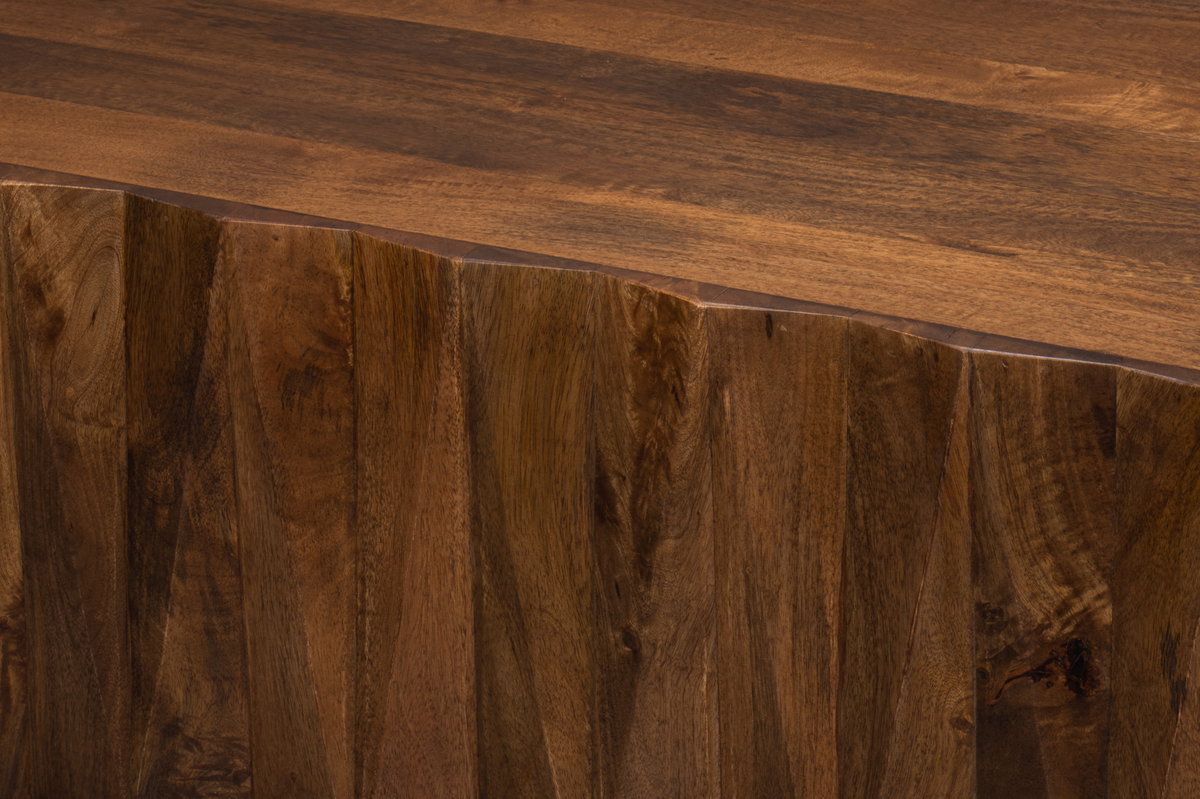 Denali Rectangle Cocktail Table, by Sarreid, 2'8" length x 4'6" width x 1'6" height View 6