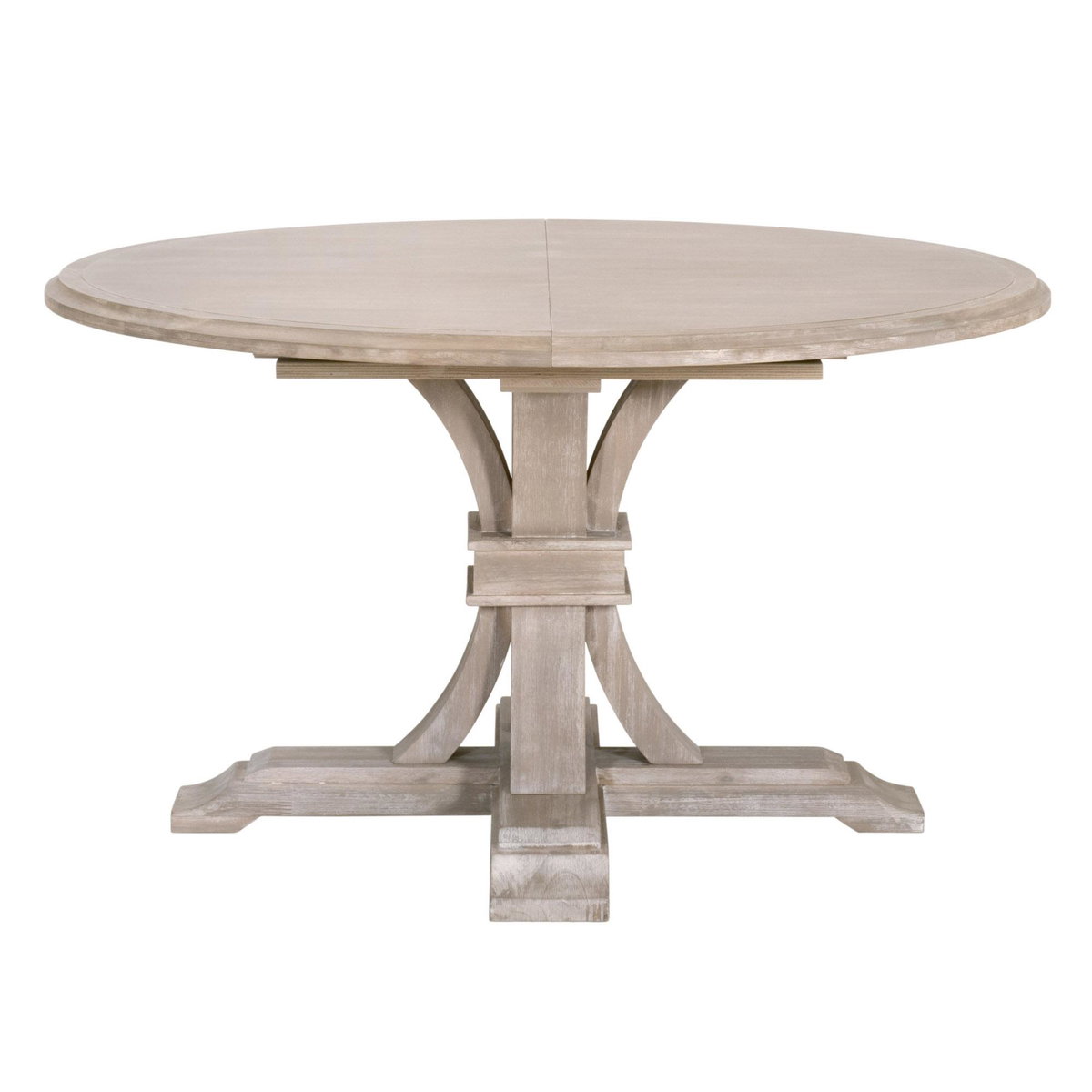 Devon 54' Round Extension Dining Table, by Essentials for Living, 54" width x 30" height x 54" depth View 2
