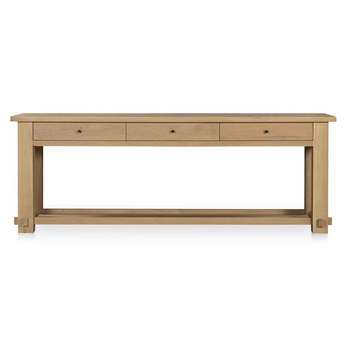Morey Console Table Natural, by Moe's Home, 86" width x 31" height x 22" depth View 1