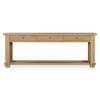 Morey Console Table Natural, by Moe's Home, 86" width x 31" height x 22" depth thumbnail 1
