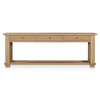 Morey Console Table Natural, by Moe's Home, 86" width x 31" height x 22" depth thumbnail 1
