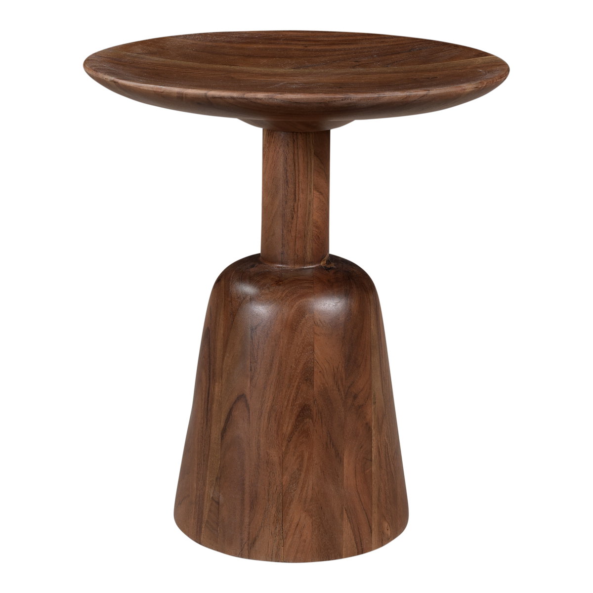 Nels End Table Dark Brown, Side & End Table by Moe's Home, 16" width x 18" height x 16" depth View 1
