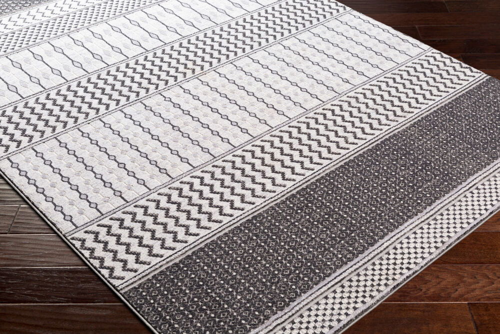 Genesis Machine Woven Rug, by Surya, 7'7" length x 5'3" width