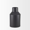 Tosca Small Matte Black Metal Vase, by Mercana, 6.3" length x 6.3" width x 11.02" height thumbnail 5