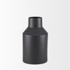 Tosca Small Matte Black Metal Vase, by Mercana, 6.3" length x 6.3" width x 11.02" height thumbnail 6
