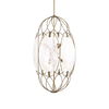 Valencia 6 Light Glass Panel Pendant, Ceiling Light by Uttermost, 31" height x 19" diameter thumbnail 1