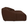 Amelia Double Chaise Modular Sectional Chestnut thumbnail 3